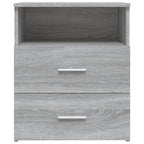 vidaXL Nachttisch Grau Sonoma 50x32x60 cm