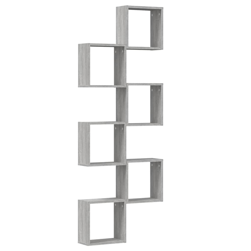 vidaXL Würfelregale 6 Stk. Grau Sonoma 30x15x30 cm