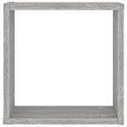 vidaXL Würfelregale 6 Stk. Grau Sonoma 30x15x30 cm