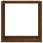 vidaXL Würfelregale 2 Stk. Braune 30x15x30 cm