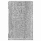 vidaXL Wandregale 4 pcs Graues Sonoma 26 x 15 x 26 cm Holzwerkstoff