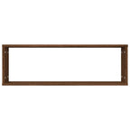 vidaXL Wandregale 4 Stk. Braun Eichen-Optik 80x15x26,5cm Holzwerkstoff