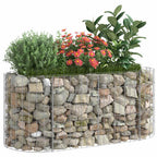 vidaXL Gabionen-Hochbeet Verzinktes Eisen 120x50x50 cm