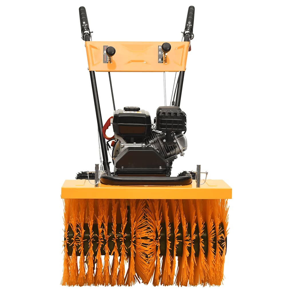vidaXL 2-in-1 Schneefräse und Kehrmaschine Benzinbetrieben 6,5PS