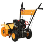vidaXL 2-in-1 Schneefräse und Kehrmaschine Benzinbetrieben 6,5PS