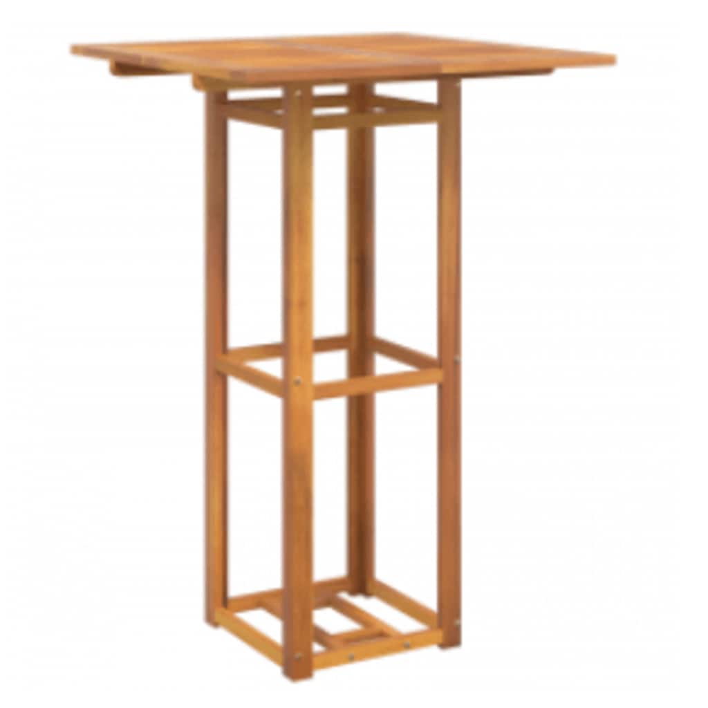 vidaXL Bistrotisch 75x75x110 cm Massivholz Akazie