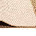 vidaXL Teppich Jute mit Latexrücken 200x300 cm