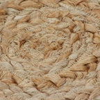 vidaXL Teppich Geflochten Jute 180 cm Rund