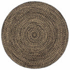 vidaXL Teppich Handgefertigt Jute Weiß und Braun 180 cm
