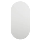 vidaXL Spiegel mit LED-Leuchten 40x20 cm Glas Oval