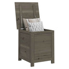 vidaXL Outdoor-Kissenbox Anthrazit 50x50x56 cm Massivholz Tanne
