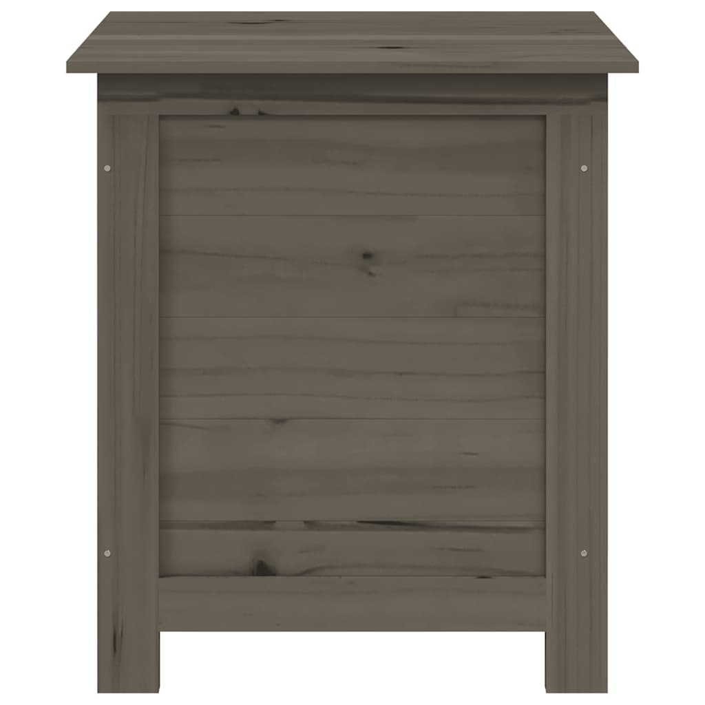 vidaXL Outdoor-Kissenbox Anthrazit 50x50x56 cm Massivholz Tanne