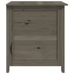 vidaXL Outdoor-Kissenbox Anthrazit 50x50x56 cm Massivholz Tanne