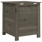 vidaXL Outdoor-Kissenbox Anthrazit 50x50x56 cm Massivholz Tanne