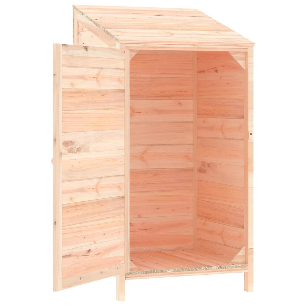 vidaXL Geräteschuppen 55x52x112 cm Massivholz Tanne