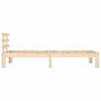 vidaXL Massivholzbett 75x190 cm