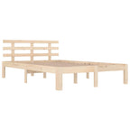 vidaXL Massivholzbett ohne Matratze 120x200 cm