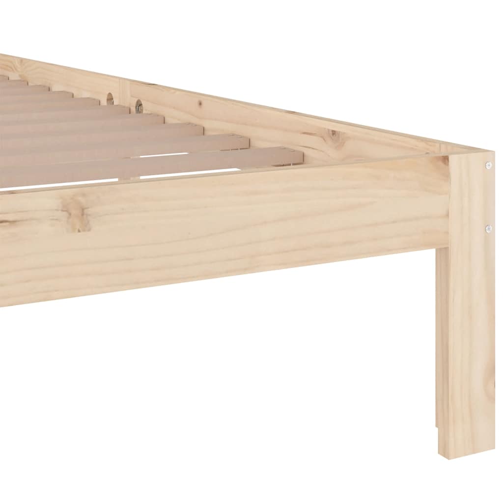 vidaXL Massivholzbett ohne Matratze 120x200 cm
