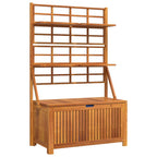 vidaXL Truhe mit Rankgitter 99x50x160 cm Massivholz Akazie