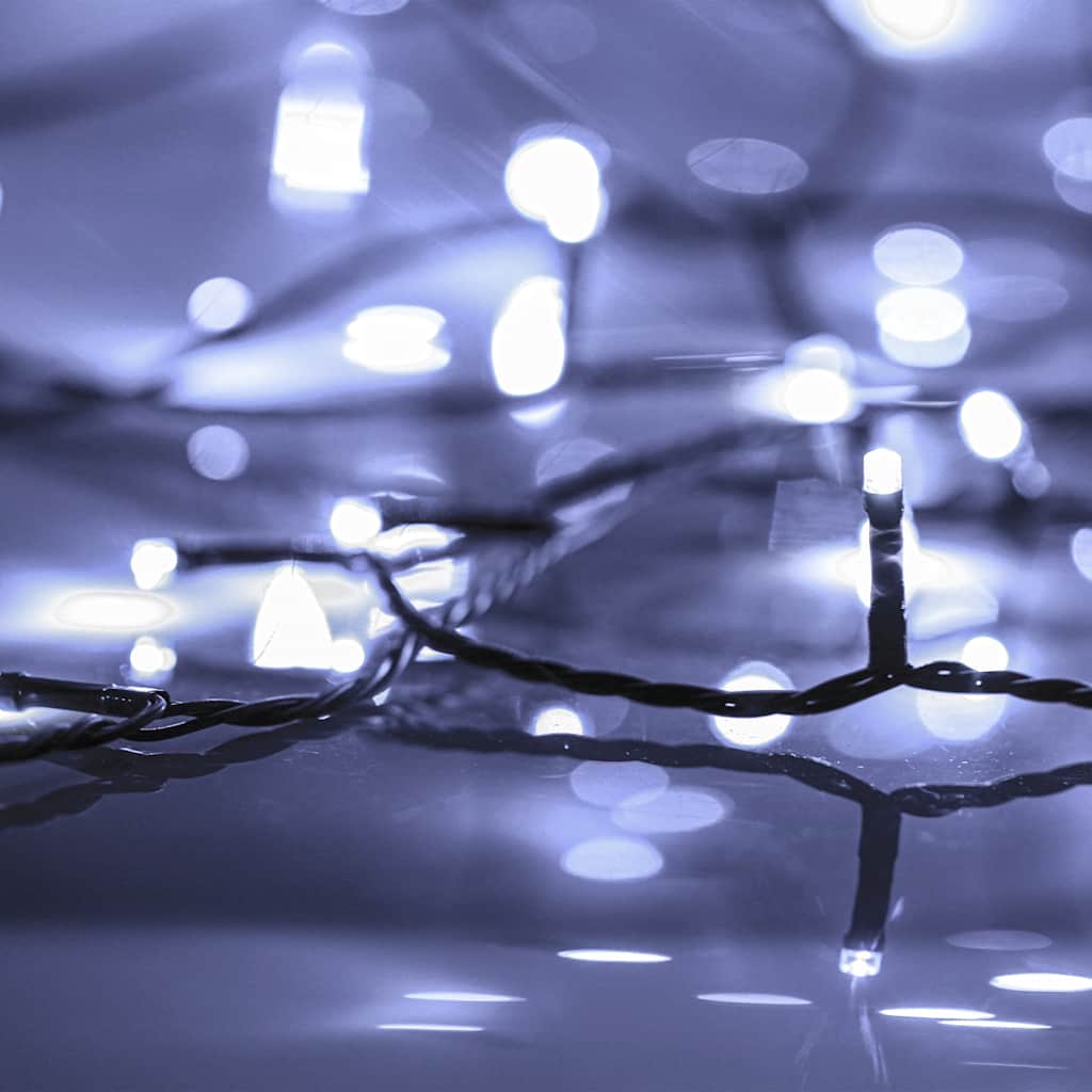 vidaXL LED-Lichterkette mit 150 LEDs Kaltweiß 15 m PVC