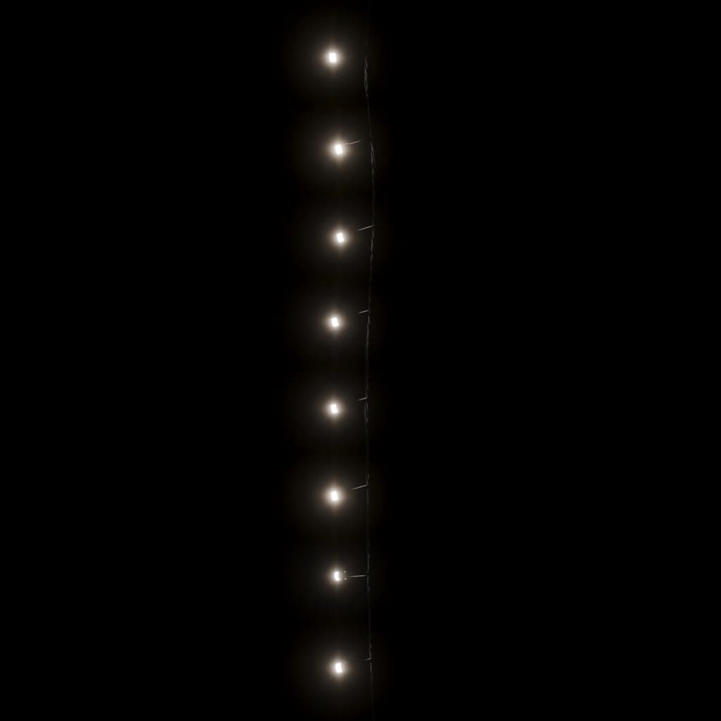vidaXL LED-Lichterkette mit 300 LEDs Kaltweiß 30 m PVC