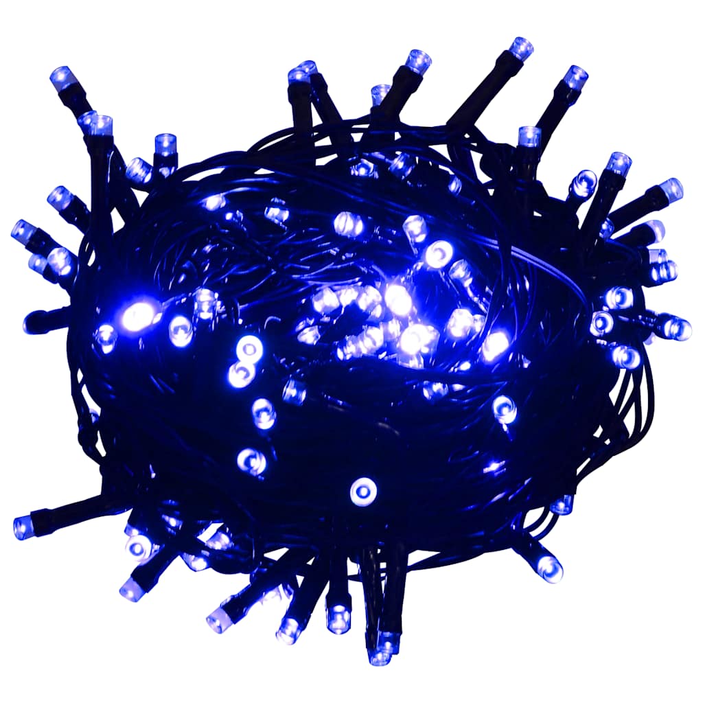 vidaXL LED-Lichterkette mit 300 LEDs Blau 30 m PVC