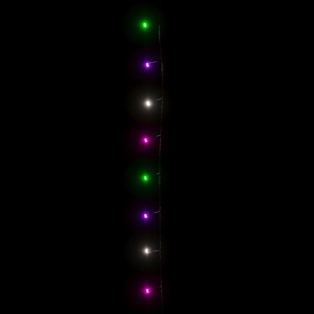 vidaXL LED-Lichterkette mit 600 LEDs Pastell Mehrfarbig 60 m PVC