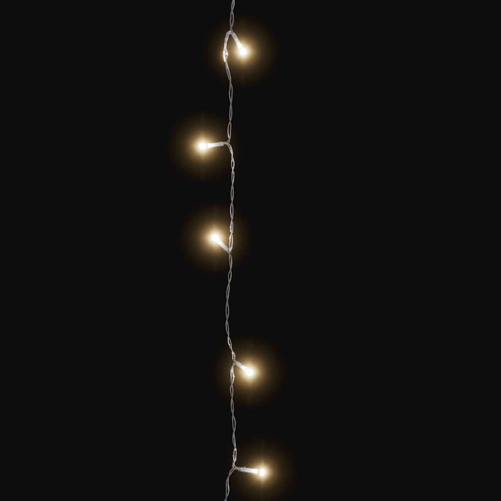 vidaXL LED-Lichterkette mit 1000 LEDs Warmweiß 100 m PVC