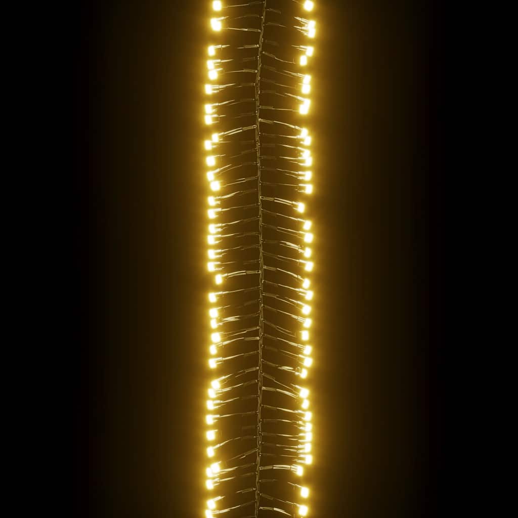 vidaXL LED-Lichterkette mit 400 LEDs Warmweiß PVC