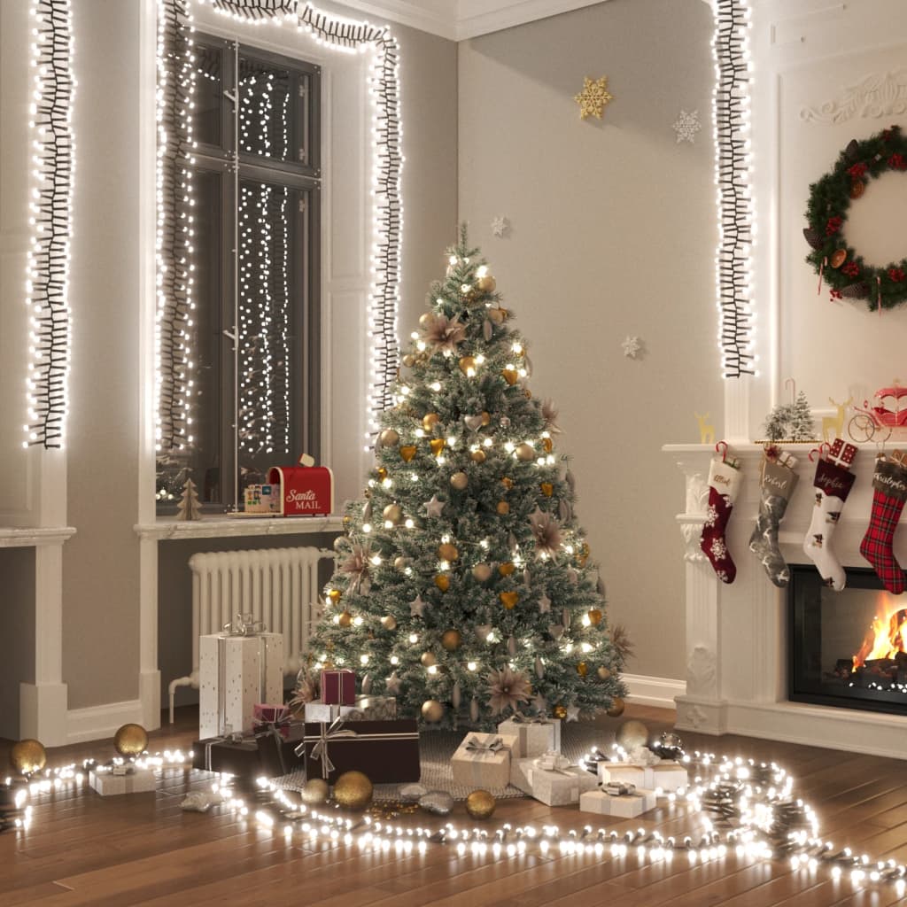 vidaXL LED-Lichterkette mit 3000 LEDs Warmweiß PVC