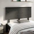 vidaXL Kopfteil Grau 144x6x82,5 Massivholz Kiefer