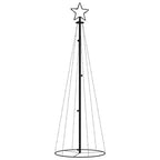 vidaXL LED-Weihnachtsbaum Kegelform Warmweiß 108 LEDs 70x180 cm