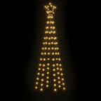 vidaXL LED-Weihnachtsbaum Kegelform Warmweiß 108 LEDs 70x180 cm