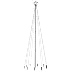 vidaXL LED-Weihnachtsbaum mit Erdnägeln Kaltweiß 310 LEDs 300 cm
