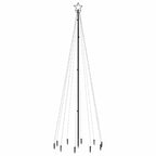 vidaXL LED-Weihnachtsbaum mit Erdnägeln Mehrfarbig 310 LEDs 300 cm