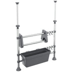 vidaXL Küchenorganisator Verstellbar Aluminium