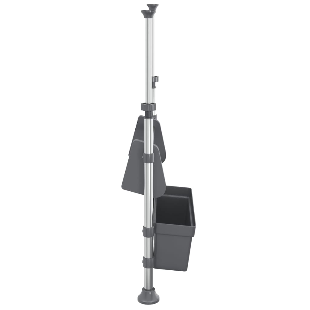 vidaXL Küchenorganisator Verstellbar Aluminium