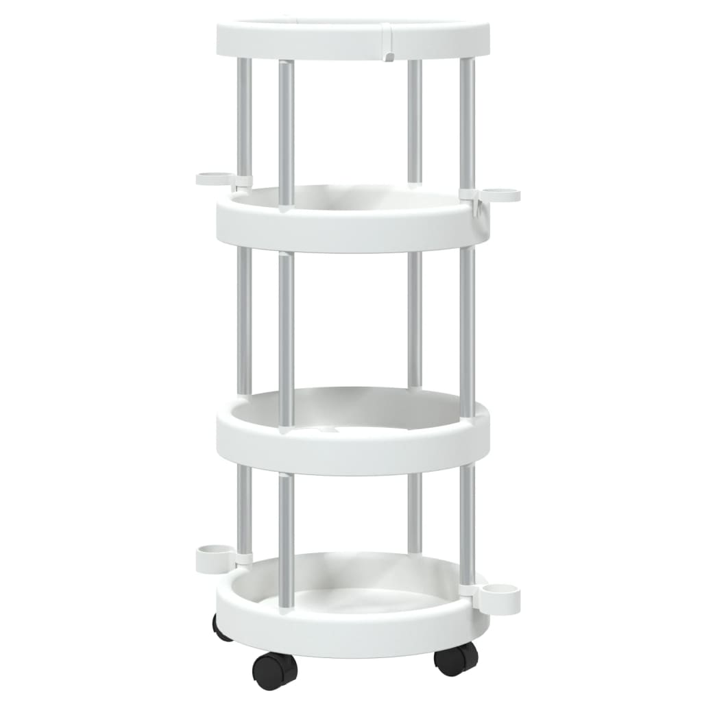vidaXL Reinigungswagen mit Aufbewahrungskorb Aluminium