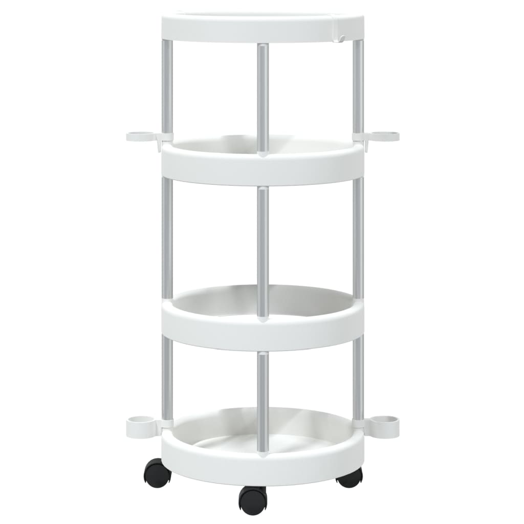 vidaXL Reinigungswagen mit Aufbewahrungskorb Aluminium