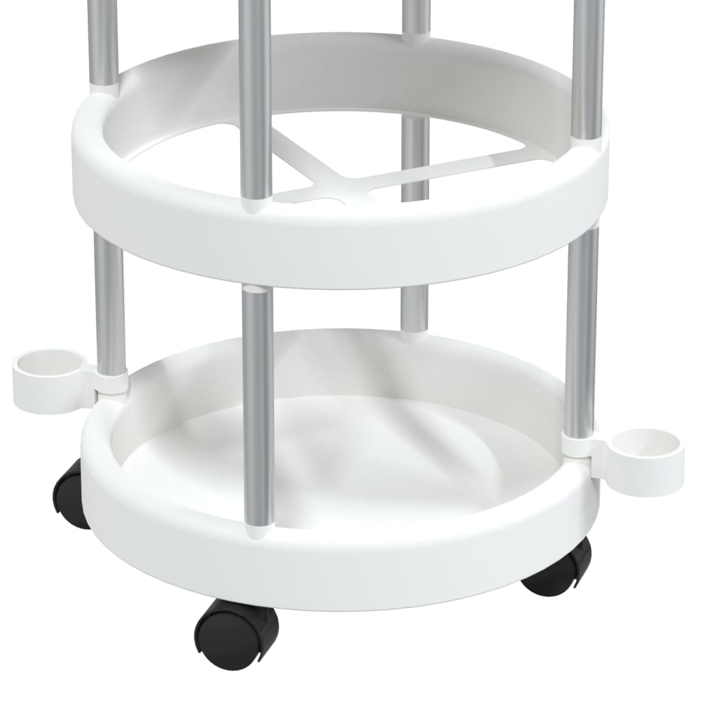 vidaXL Reinigungswagen mit Aufbewahrungskorb Aluminium