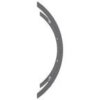 vidaXL Handtuchhalter mit Haken Silbern 56x16x72 cm Aluminium