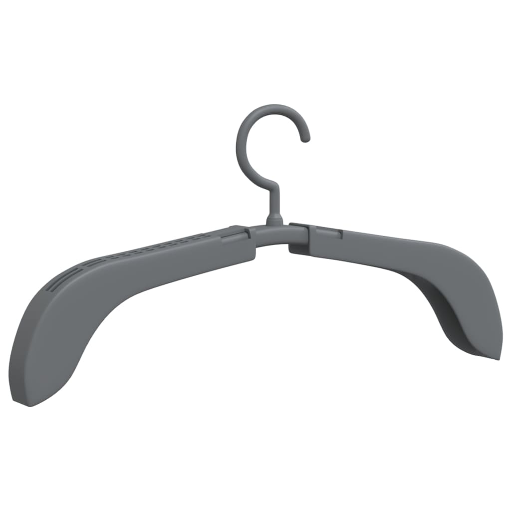 vidaXL Ausziehbare Kleiderbügel 5 Stk. Grau