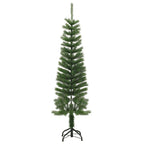 vidaXL Künstlicher Weihnachtsbaum mit Ständer Schlank 150 cm PE
