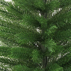 vidaXL Künstlicher Weihnachtsbaum mit Ständer Schlank 150 cm PE