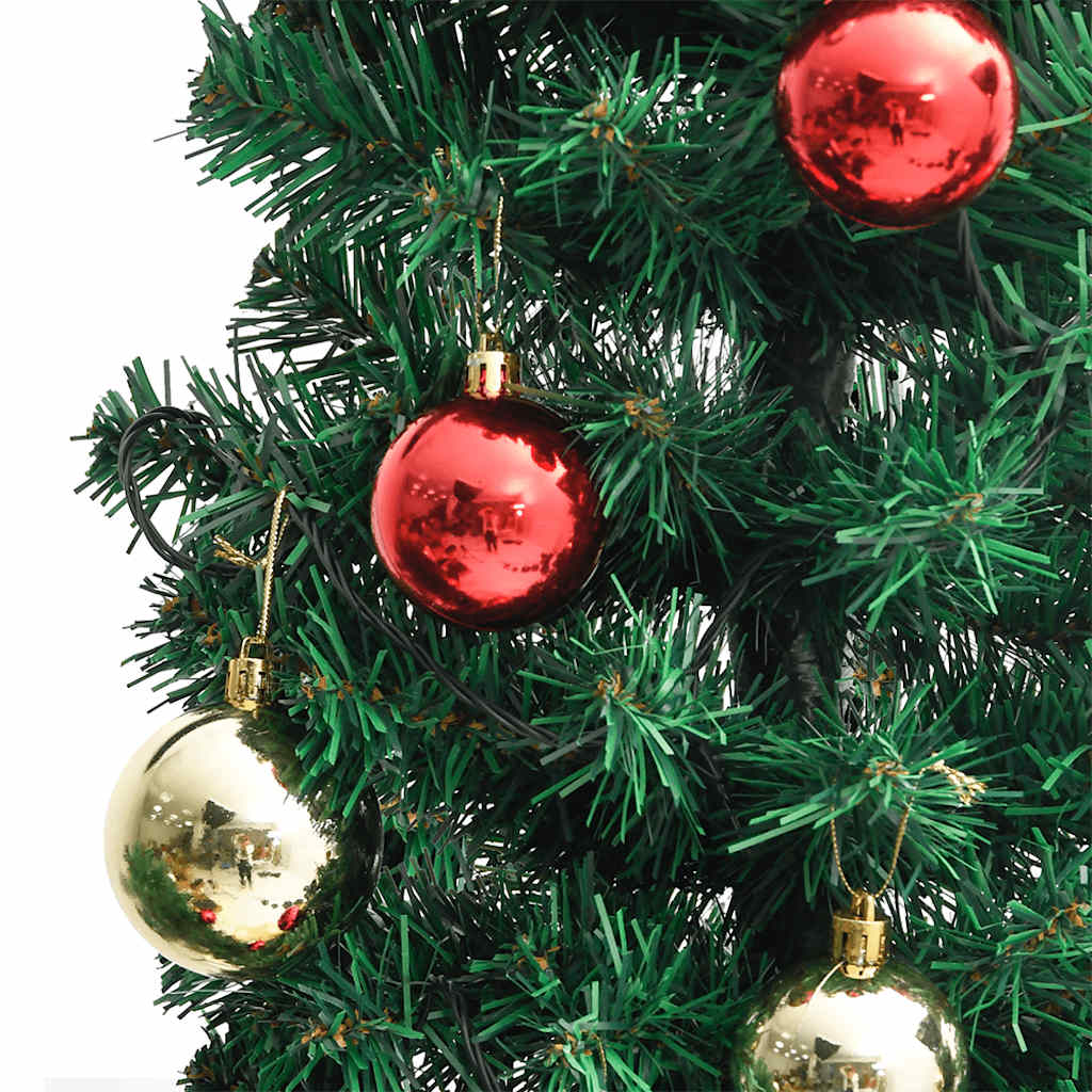 vidaXL Weihnachtsdeko Kaktus mit Ständer und LED Grün 150 cm PVC