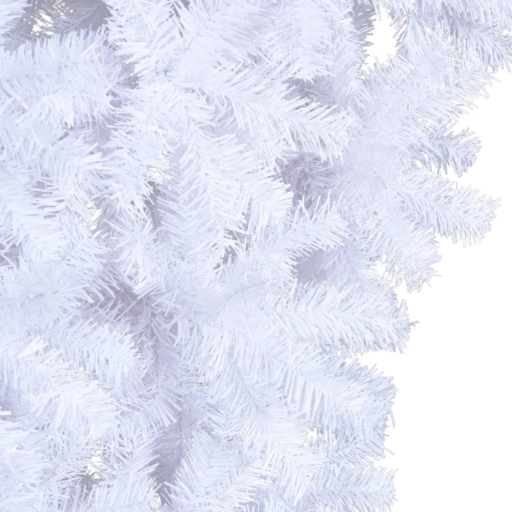 vidaXL Künstlicher Weihnachtsbaum mit Ständer Umgekehrt Weiß 120 cm