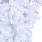 vidaXL Künstlicher Weihnachtsbaum mit Ständer Umgekehrt Weiß 120 cm