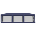 vidaXL Partyzelt mit 8 Mesh-Seitenwänden Blau 3x9 m HDPE