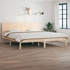 vidaXL Massivholzbett ohne Matratze 200x200 cm Kiefer