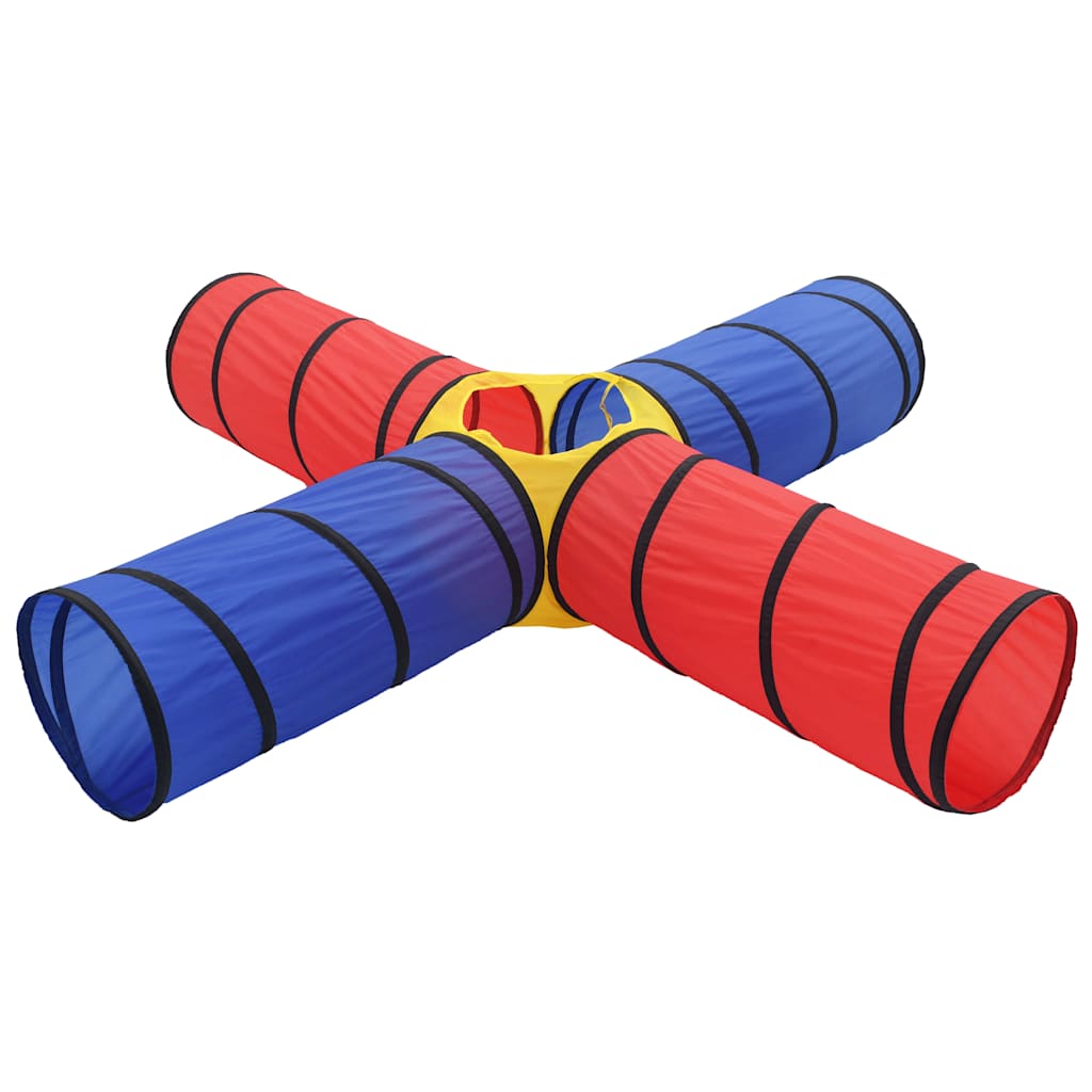 vidaXL Spieltunnel mit 250 Bällen Mehrfarbig